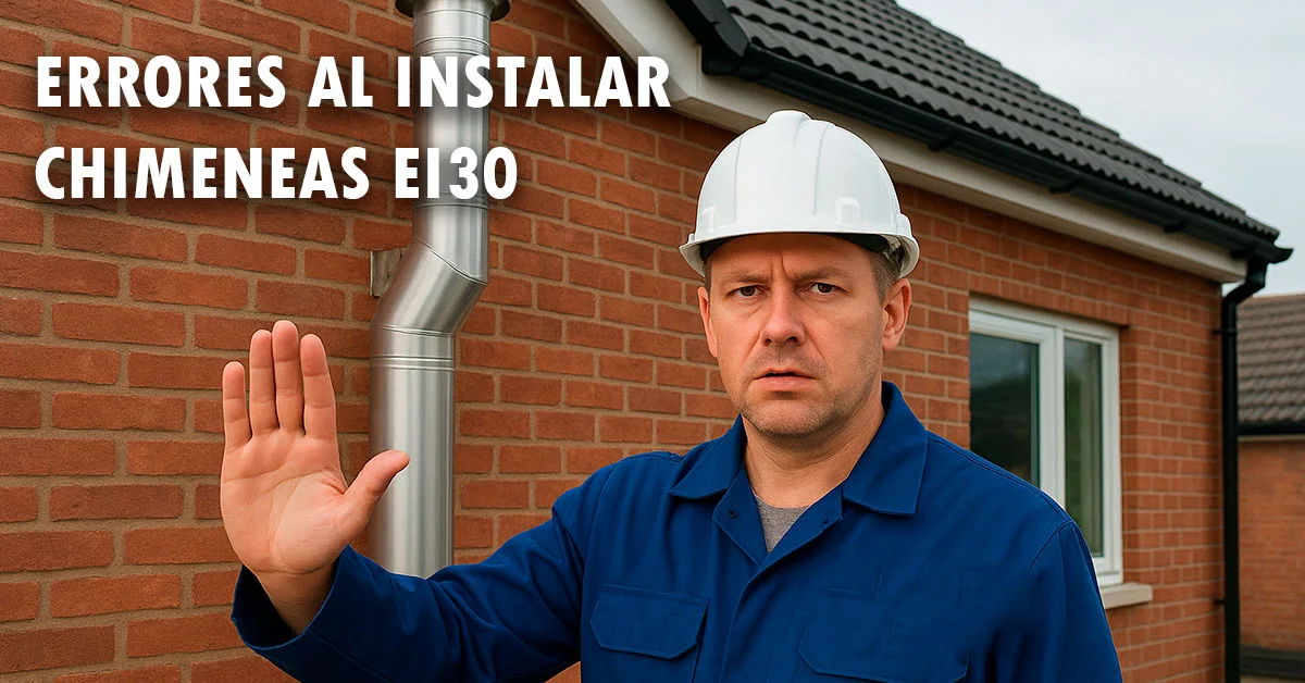 ERRERES AL INSTALAR CHIMENEAS EI30 Y COMO EVITARLOS